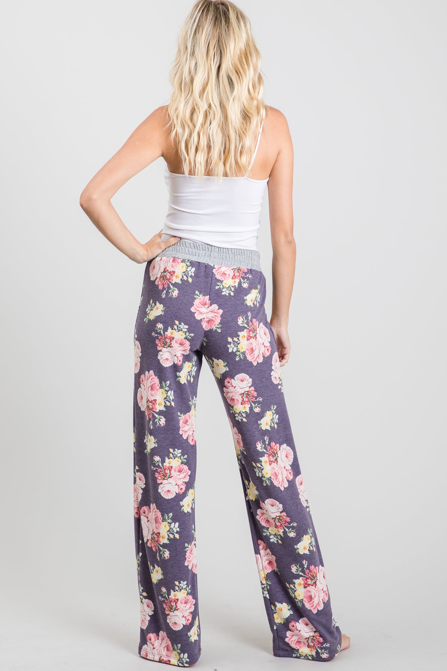 Floral Print Loungewear Pants